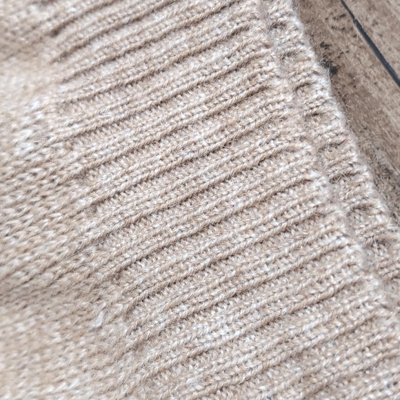 🦙 Alpaca Peruvian Wool Henley Sweater - Size XXL in Tan - Picture 9 of 12